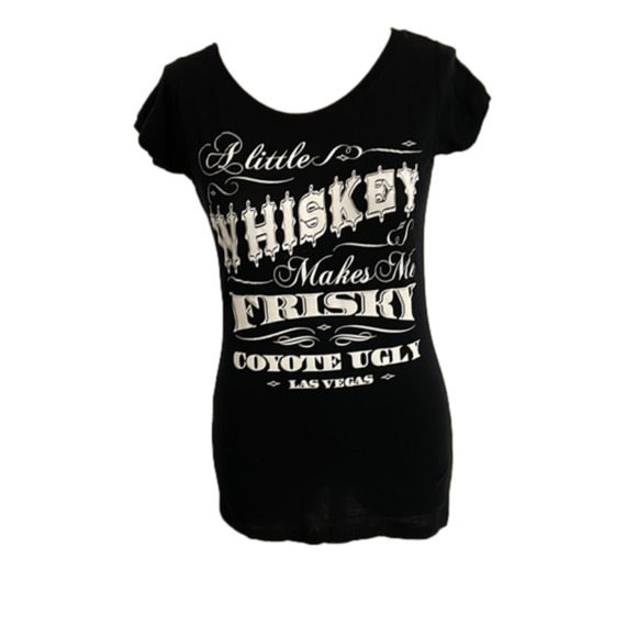 Tops - Coyote UGLY Las Vegas Women’s black short sleeve T-shirt Size M